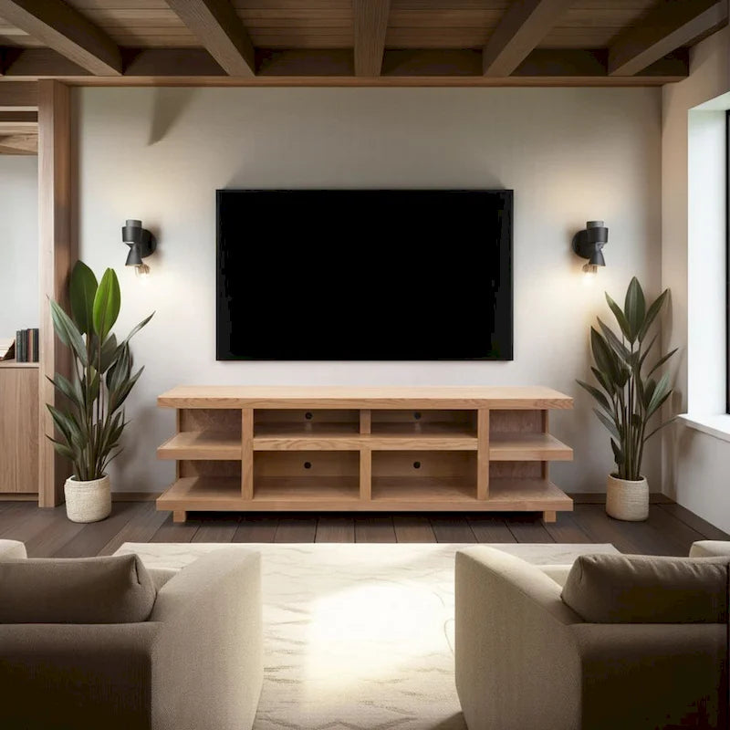 Meuble TV Laurel Canyon 85 pouces pour téléviseurs jusqu'à 95 pouces, aucun assemblage requis