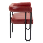 Canapé deux places moderne en tissu chenille avec accoudoirs et pieds en métal pour salon