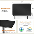 Petit bureau debout de 108 cm de hauteur, mobile, portable, sur roulettes, pour ordinateur portable, réglable en hauteur avec roues