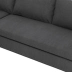 Canapé modulaire sectionnel en forme de U en chenille 116, 8 places