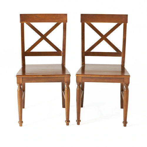 Chaise de salle à manger en bois d'acacia