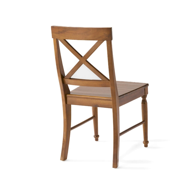Chaises de salle à manger Rovie en bois d'acacia (lot de 2)