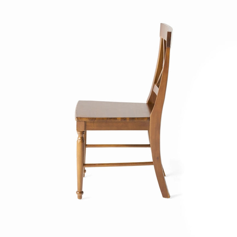 Chaises de salle à manger Rovie en bois d'acacia (lot de 2)