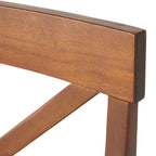 Chaises de salle à manger Rovie en bois d'acacia (lot de 2)