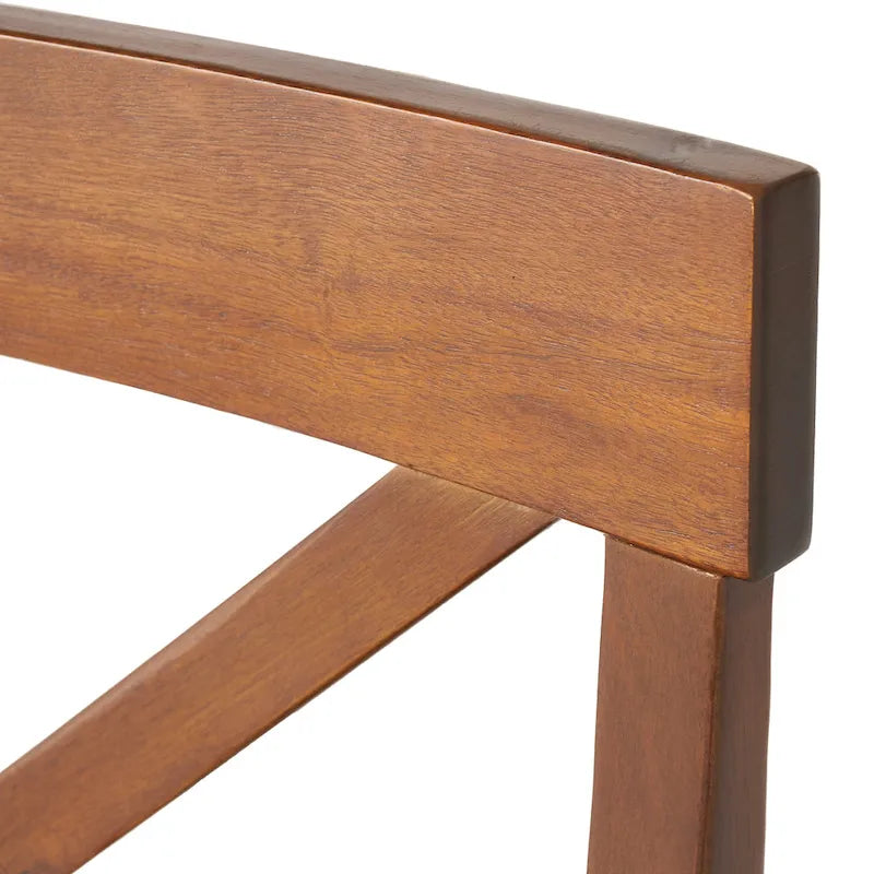 Chaises de salle à manger Rovie en bois d'acacia (lot de 2)