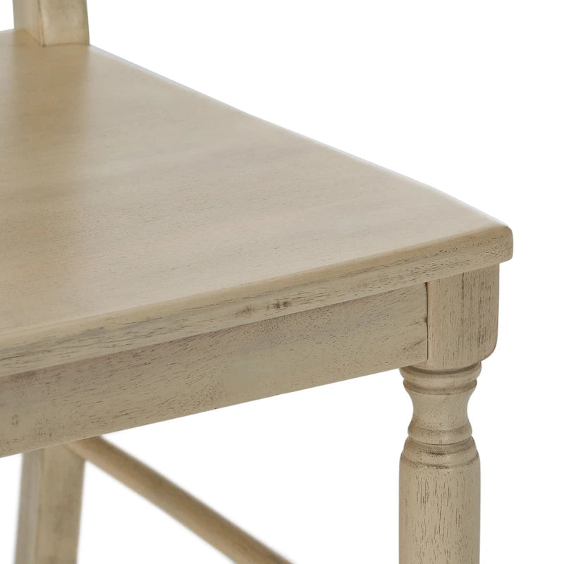 Chaises de salle à manger Rovie en bois d'acacia (lot de 2)
