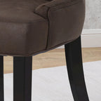 Chaises de salle à manger Hayden traditionnelles en microfibre (lot de 2)