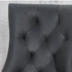 Chaises de salle à manger Hayden traditionnelles en microfibre (lot de 2)
