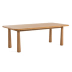Table à manger rectangulaire moderne 87 en acacia naturel – Beige