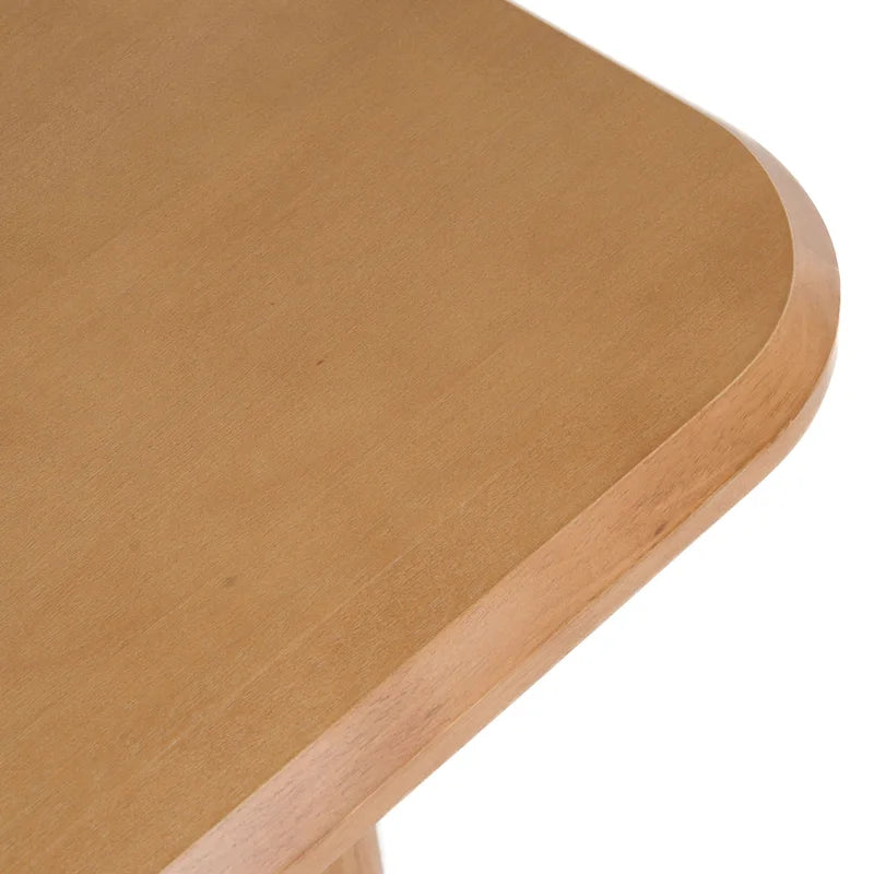 Table à manger rectangulaire moderne 87 en acacia naturel – Beige