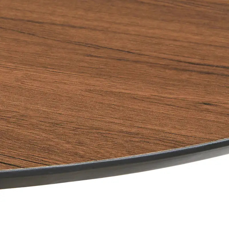 Ensemble de salle à manger rond 5 pièces en velours Kavitt de style moderne du milieu du siècle