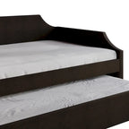 Lit de repos double en lin Elegance avec lit gigogne