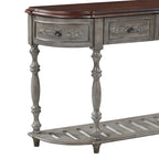 52 tables consoles courbes modernes et contemporaines pour canapé, table d'entrée pour couloir, salon avec 4 tiroirs et 1 étagère