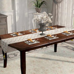 Table à manger extensible en bois Zita Espresso de 72 pouces