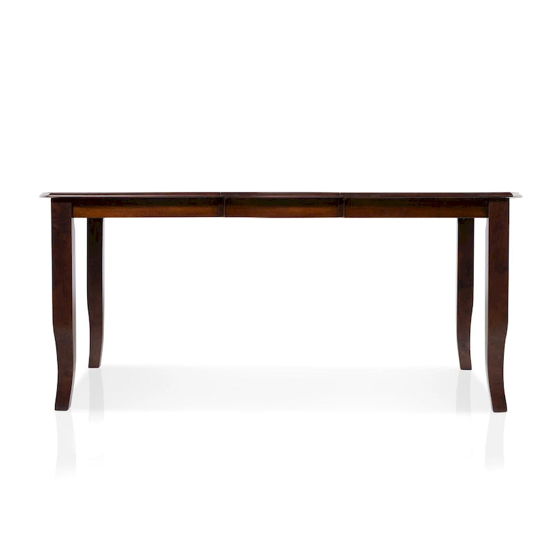 Table à manger extensible en bois Zita Espresso de 72 pouces