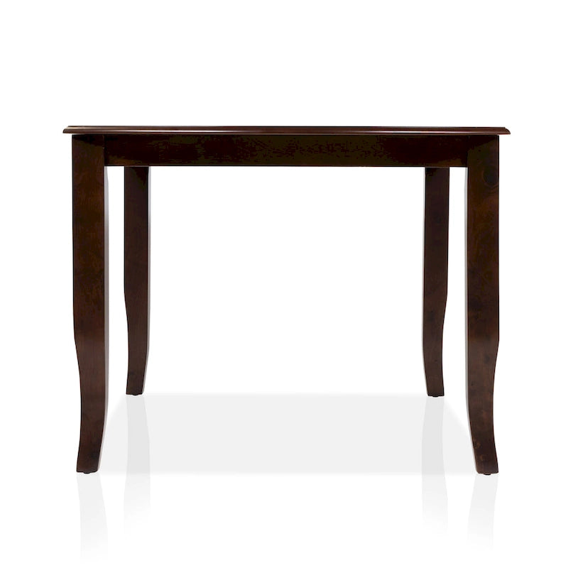 Table à manger extensible en bois Zita Espresso de 72 pouces
