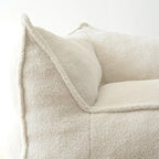 Canapé paresseux, pouf, canapé avec pouf repose-pieds