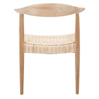 Fauteuil d'appoint Wilda en rotin et corde - 24,8 L x 18,9 P x 30,7 H