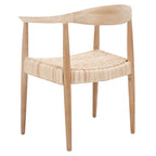 Fauteuil d'appoint Wilda en rotin et corde - 24,8 L x 18,9 P x 30,7 H