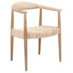 Fauteuil d'appoint Wilda en rotin et corde - 24,8 L x 18,9 P x 30,7 H