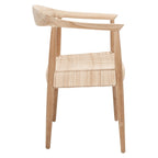 Fauteuil d'appoint Wilda en rotin et corde - 24,8 L x 18,9 P x 30,7 H