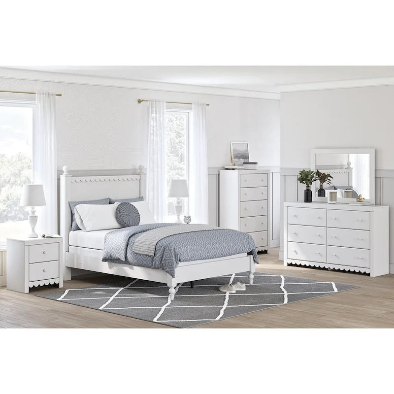 Commode blanche Mollviney