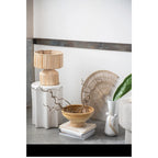 Tabouret ou table d'appoint en grès sculpté