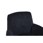 Fauteuil pivotant en velours, Fauteuil pivotant d'appoint, Fauteuil de lecture, Fauteuil rond avec piètement en acier inoxydable doré