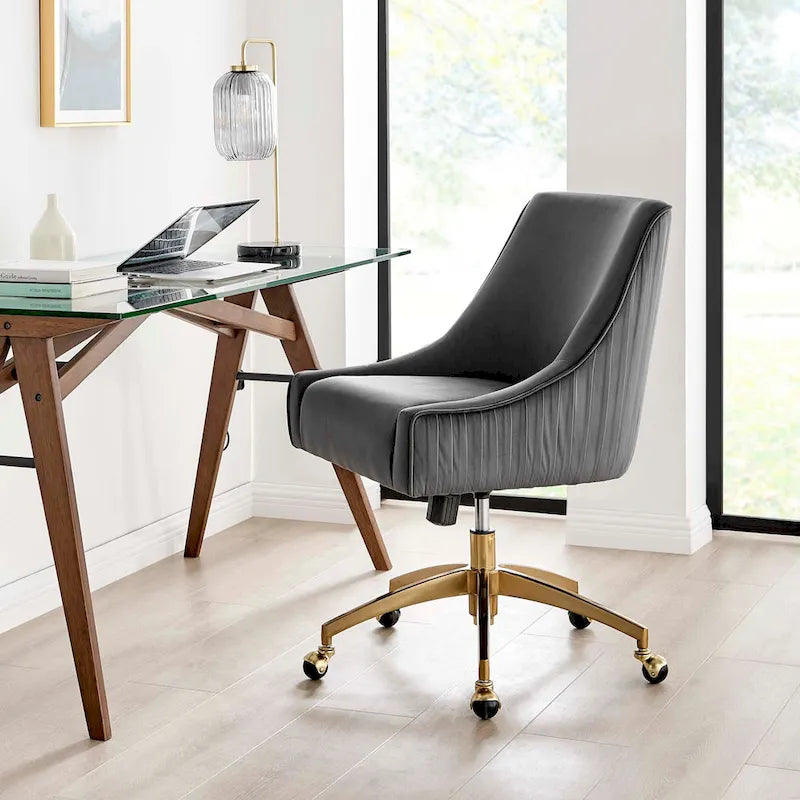 Chaise de bureau Discern Performance en velours
