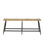 Banc d'intérieur Metal Slim - Marron